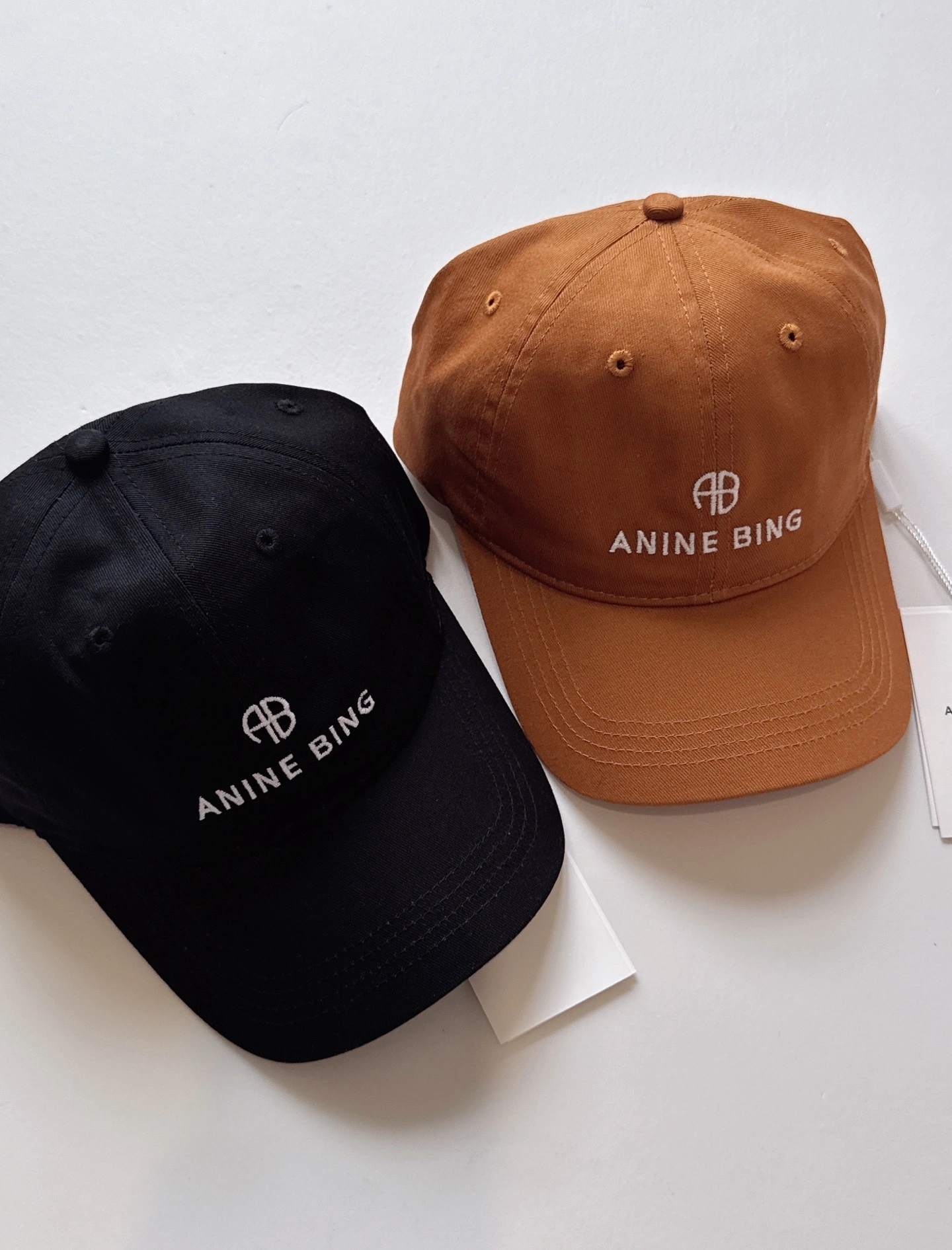 HD-- Other brands embroidery ANINE BING height：18.5cm width：6.6cm 2colour item:E-F246E1797-2T